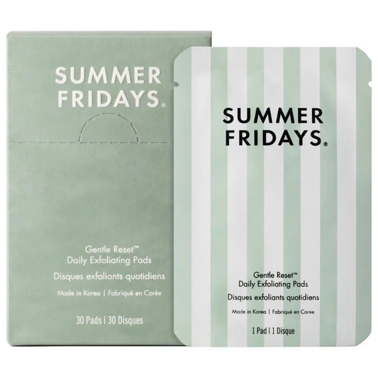 Summer Fridays - Gentle Reset Daily Exfoliating Pads to Smooth + Minimize Pores with AHAs