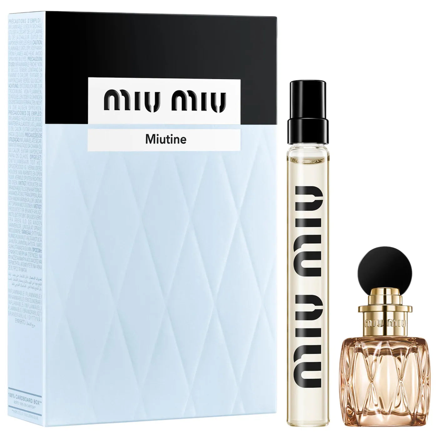 Miu Miu - Mini Miutine Eau De Parfum Perfume Duo Gift Set