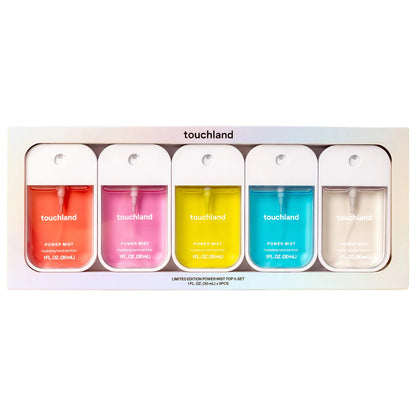 Touchland - Limited Edition Power Mist Hydrating Hand Sanitizer Top 5-Set