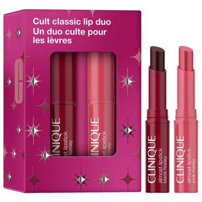 CLINIQUE - Mini Cult Classic Pink & Black Honey Lip Gift Set