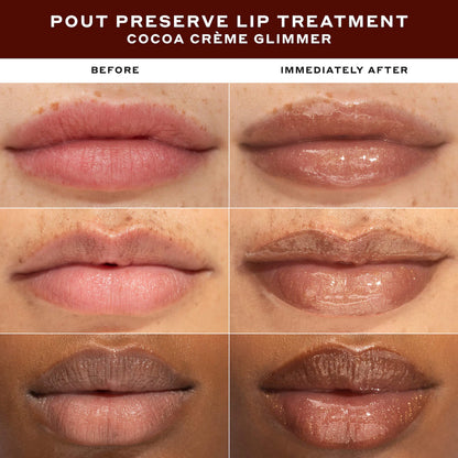 OLEHENRIKSEN - Cocoa Creme Glimmer Pout Preserve Lip Treatment *Edición Limitada*