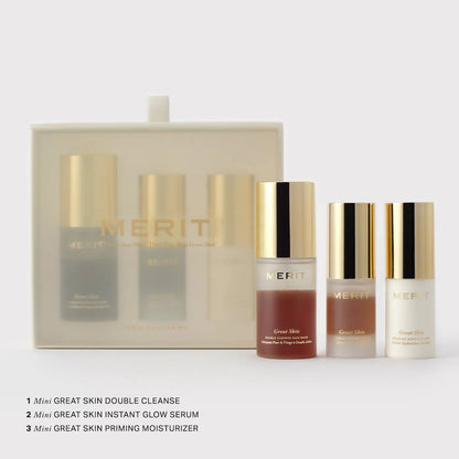 MERIT - Mini Great Skin Skincare Essentials Gift Set