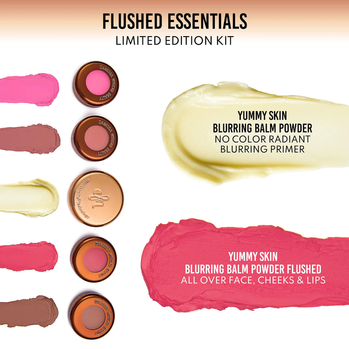 Danessa Myricks Beauty - Mini Yummy Skin Flushed Essentials: Face & Lip Makeup Gift Set