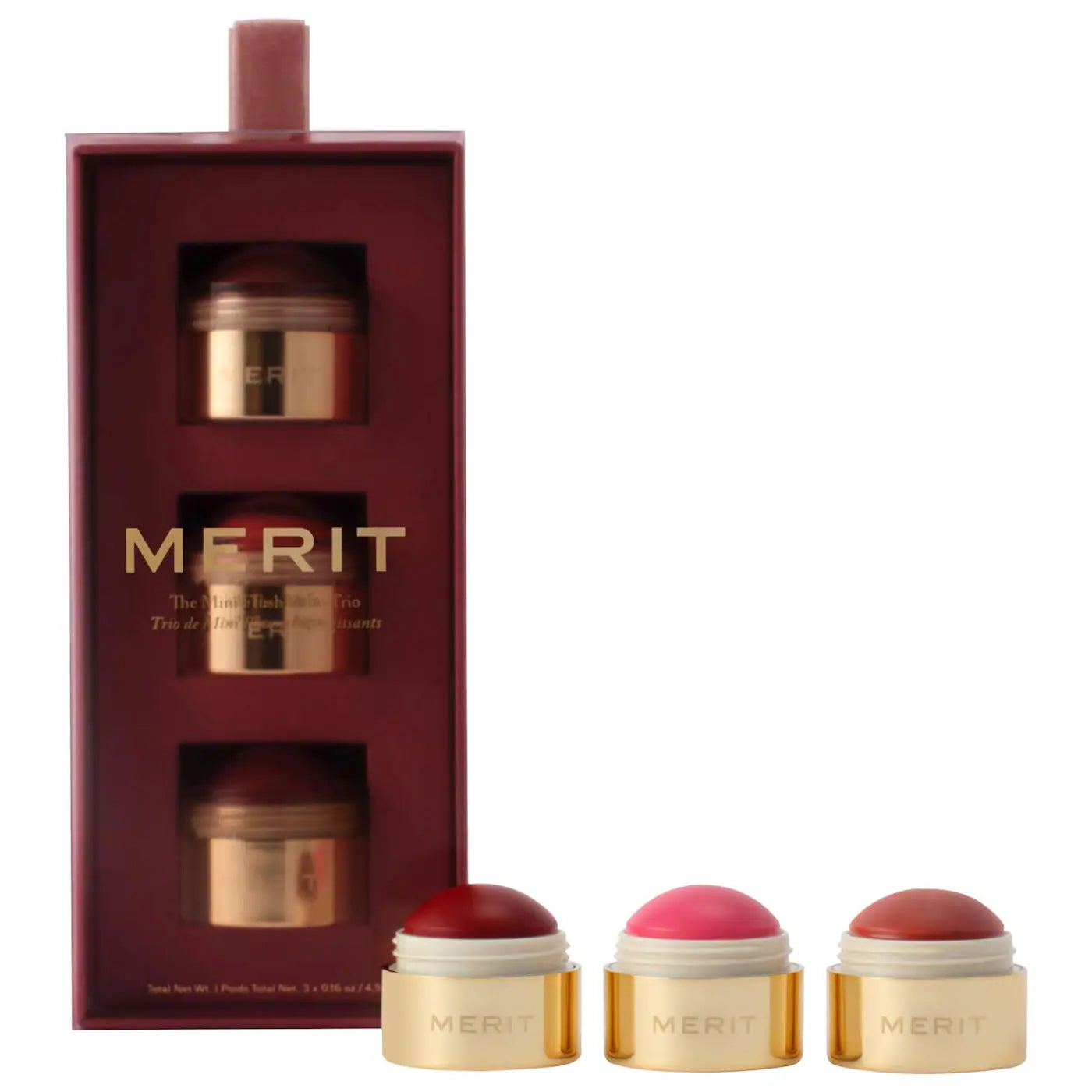 MERIT - The Mini Flush Blush Balm Trio