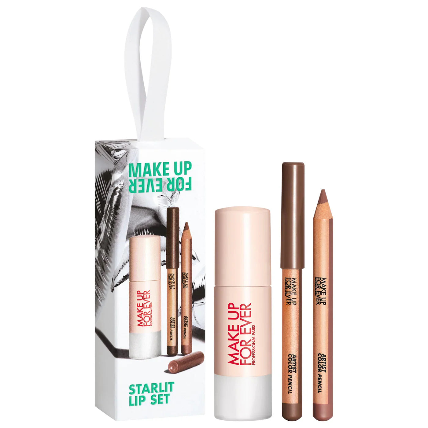 MAKE UP FOR EVER - Mini Artist Color Lip Pencils & Super Boost Gloss Trio
