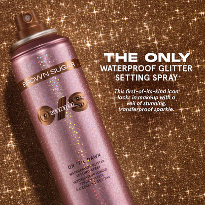 ONE/SIZE by Patrick Starrr - NEW On 'Til Dawn Waterproof Glitter Setting Spray - Brown Sugar