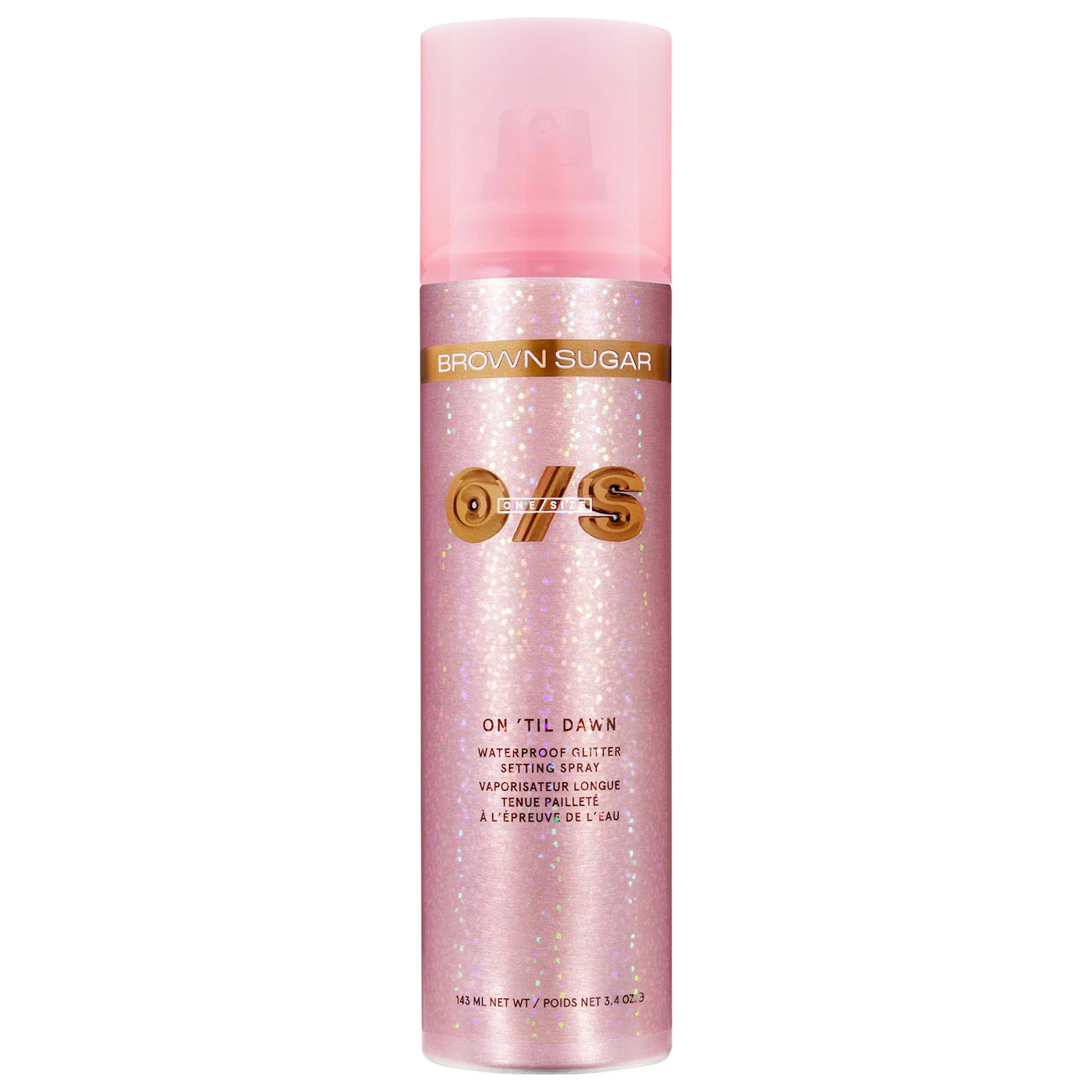 ONE/SIZE by Patrick Starrr - NEW On 'Til Dawn Waterproof Glitter Setting Spray - Brown Sugar