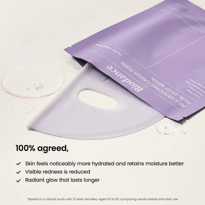 Biodance - Rejuvenating Caviar PDRN Real Deep Mask - 4 Pack