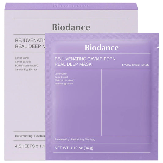 Biodance - Rejuvenating Caviar PDRN Real Deep Mask - 4 Pack