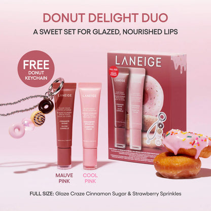 LANEIGE - Glaze Craze Donut Delight Hydrating Tinted Lip Serum Duo