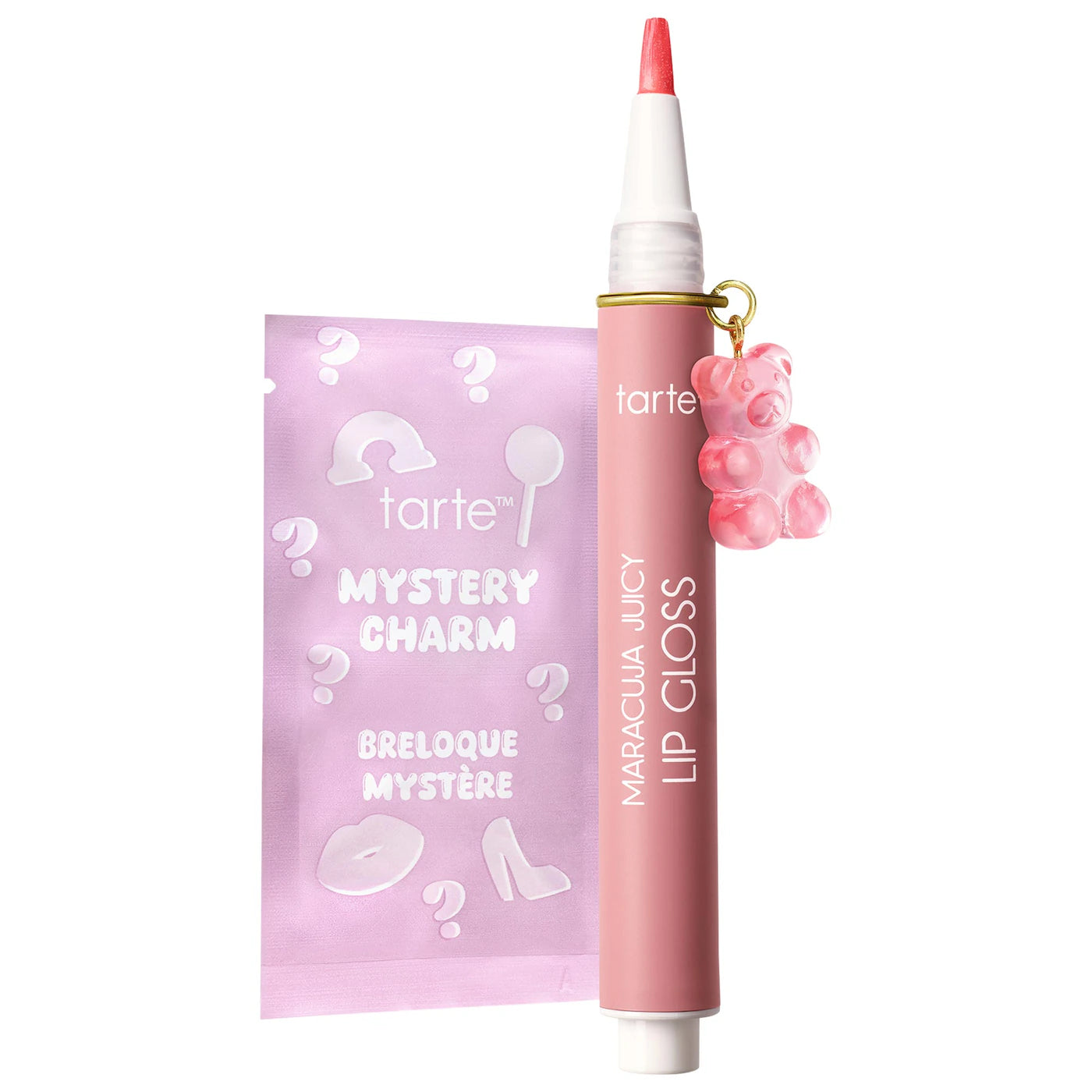 tarte - maracuja juicy lip plumping peptide gloss with charm