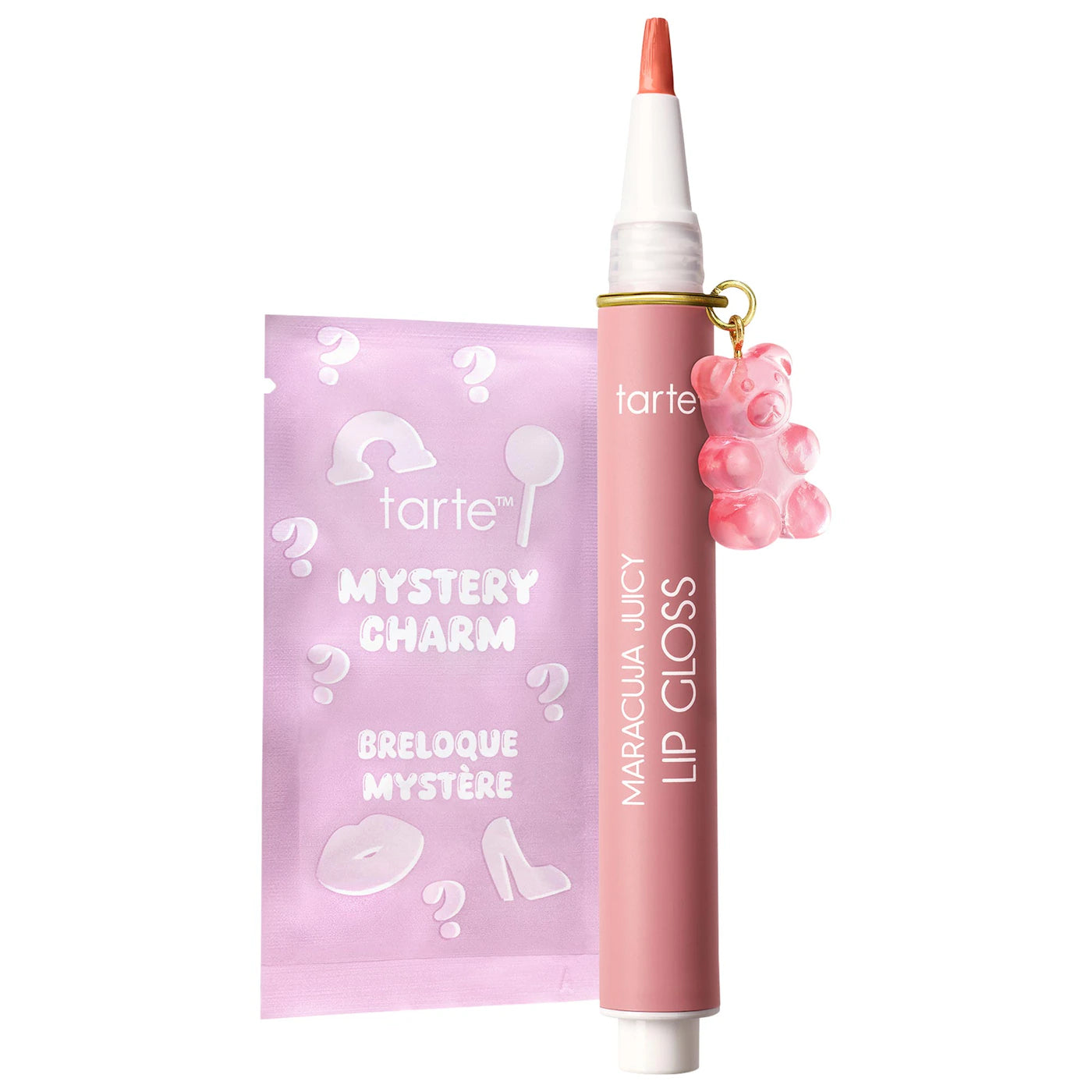 tarte - maracuja juicy lip plumping peptide gloss with charm