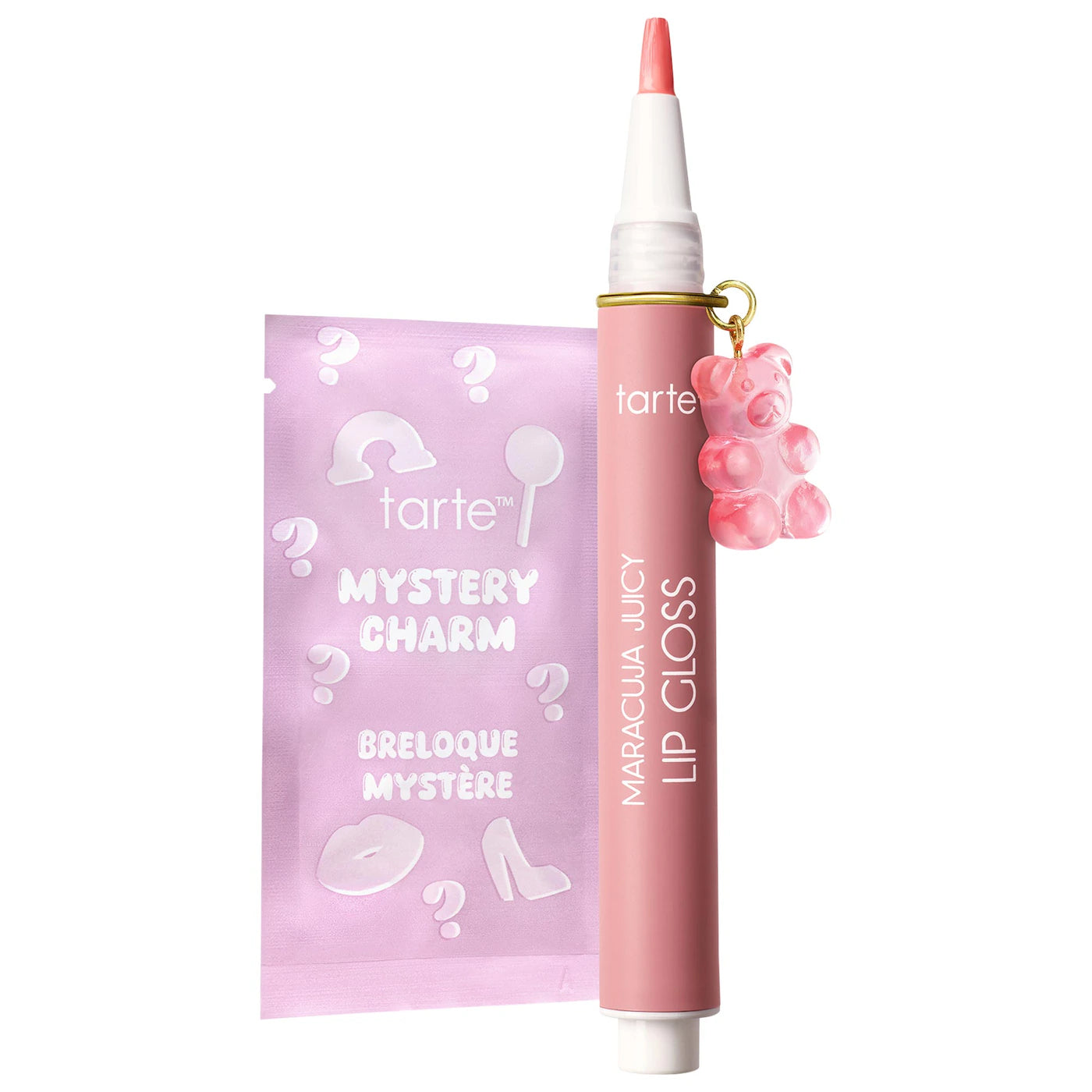 tarte - maracuja juicy lip plumping peptide gloss with charm