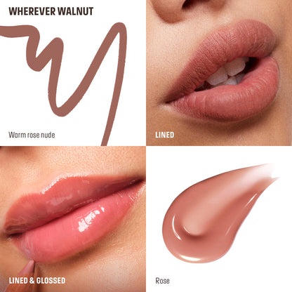 MAKE UP FOR EVER - Mini Artist Color Pencil Lip Liner & Full Size Super Boost Lip Gloss Kit